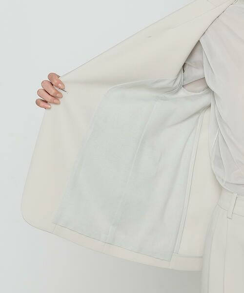 COMME CA PLATINUM / コムサ・プラチナ セットアップ | 【セットアップ対応】アチェローザダブルクロス テーラードジャケット | 詳細12