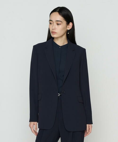 COMME CA PLATINUM / コムサ・プラチナ セットアップ | 【セットアップ対応】アチェローザダブルクロス テーラードジャケット(09:ネイビー)