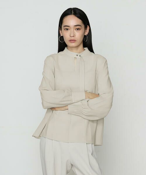COMME CA PLATINUM / コムサ・プラチナ シャツ・ブラウス | フィネスボイル 長袖ブラウス | 詳細3