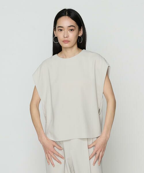 COMME CA PLATINUM / コムサ・プラチナ シャツ・ブラウス | 【セットアップ対応】アチェローザダブルクロス ブラウス | 詳細6