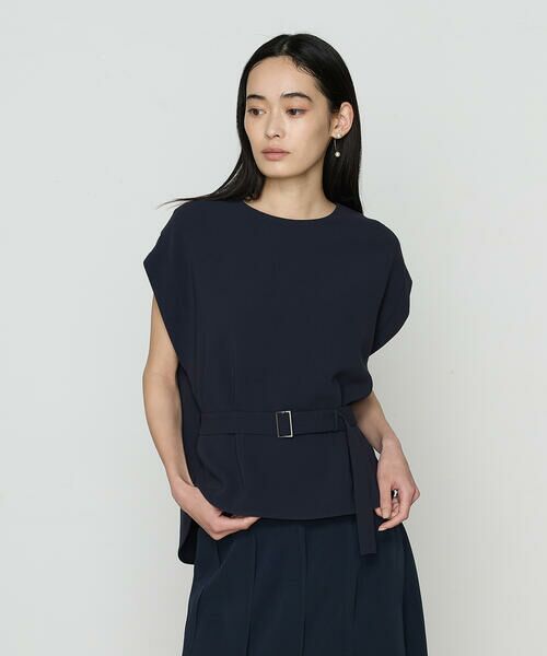 COMME CA PLATINUM / コムサ・プラチナ シャツ・ブラウス | 【セットアップ対応】アチェローザダブルクロス ブラウス | 詳細20