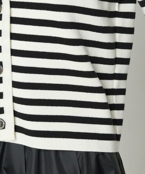 COMME CA PLATINUM / コムサ・プラチナ カーディガン・ボレロ | ボーダー／バイカラー カーディガン | 詳細10
