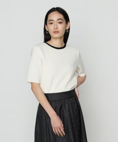 COMME CA PLATINUM / コムサ・プラチナ ニット・セーター | ボーダー／バイカラー プルオーバー