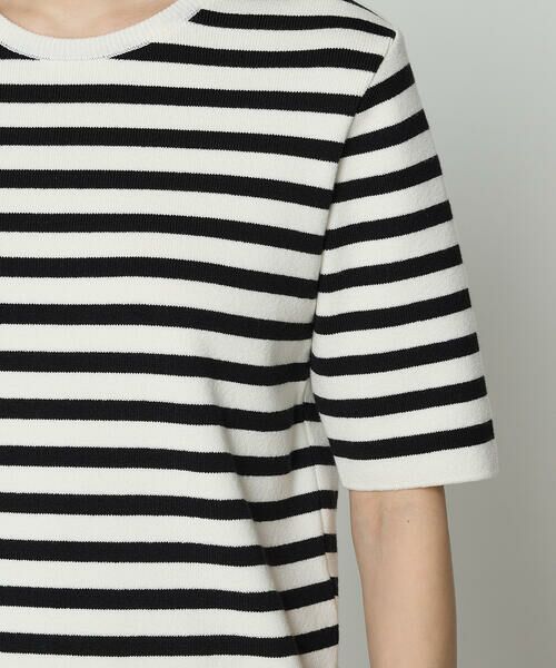 COMME CA PLATINUM / コムサ・プラチナ ニット・セーター | ボーダー／バイカラー プルオーバー | 詳細10