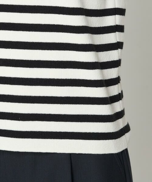 COMME CA PLATINUM / コムサ・プラチナ ニット・セーター | ボーダー／バイカラー プルオーバー | 詳細11