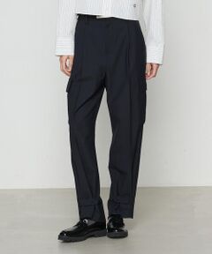 【美品】コムサプラチナ　BLACKバンツスーツ上下 コムサプラチナBLACKバンツスーツ上下