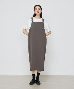 COMME CA PLATINUM / コムサ・プラチナ ロング・マキシ丈スカート | ツイミーツイルへビー ジャンパースカート