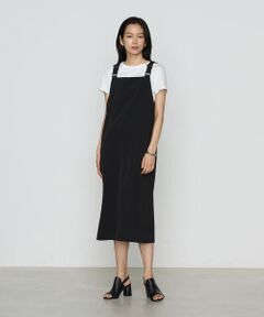 COMME CA PLATINUM / コムサ・プラチナ ロング・マキシ丈スカート | ツイミーツイルへビー ジャンパースカート