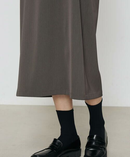 COMME CA PLATINUM / コムサ・プラチナ ロング・マキシ丈スカート | ツイミーツイルへビー ジャンパースカート | 詳細9