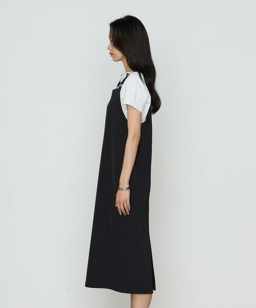 COMME CA PLATINUM / コムサ・プラチナ ロング・マキシ丈スカート | ツイミーツイルへビー ジャンパースカート | 詳細15