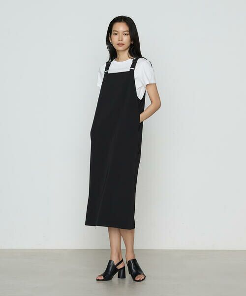 COMME CA PLATINUM / コムサ・プラチナ ロング・マキシ丈スカート | ツイミーツイルへビー ジャンパースカート | 詳細12