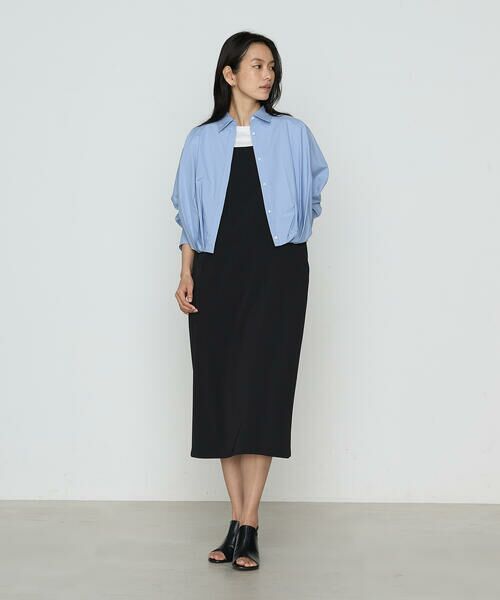 COMME CA PLATINUM / コムサ・プラチナ ロング・マキシ丈スカート | ツイミーツイルへビー ジャンパースカート | 詳細13