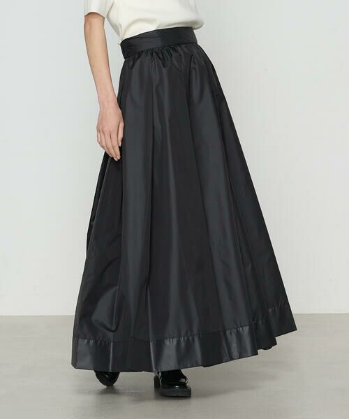 COMME CA PLATINUM / コムサ・プラチナ ロング・マキシ丈スカート | 高密度タフタ スカート | 詳細7