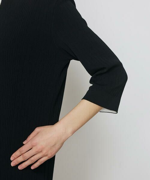 COMME CA PLATINUM / コムサ・プラチナ ニット・セーター | ポロ襟 ニットドレス | 詳細8