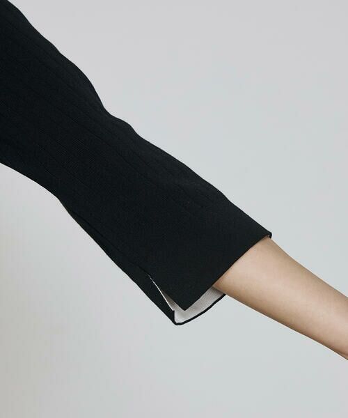 COMME CA PLATINUM / コムサ・プラチナ ニット・セーター | ポロ襟 ニットドレス | 詳細9