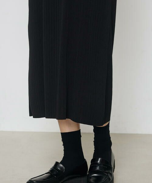 COMME CA PLATINUM / コムサ・プラチナ ニット・セーター | ポロ襟 ニットドレス | 詳細10