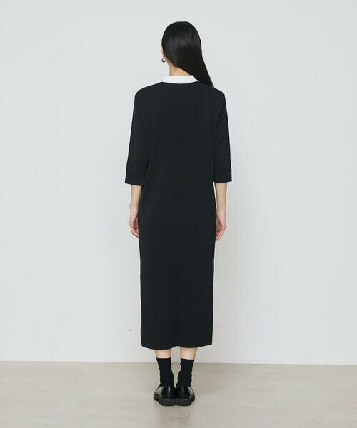 COMME CA PLATINUM / コムサ・プラチナ ニット・セーター | ポロ襟 ニットドレス | 詳細5