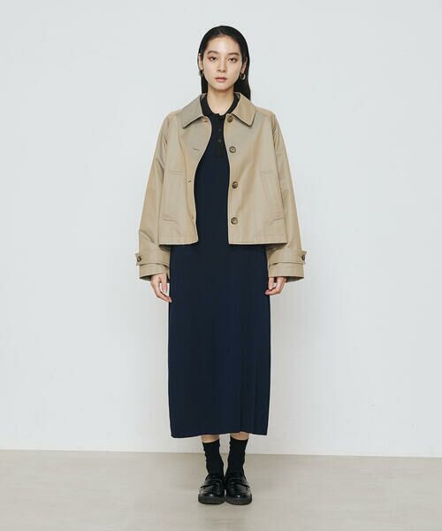 COMME CA PLATINUM / コムサ・プラチナ ニット・セーター | ポロ襟 ニットドレス | 詳細14