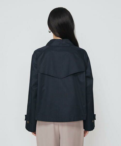 COMME CA PLATINUM / コムサ・プラチナ ブルゾン | シャンブレー ショートブルゾン | 詳細6