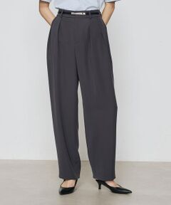 COMME CA PLATINUM / コムサ・プラチナ スラックス・ドレスパンツ | ポリエステルツイル ツータックパンツ