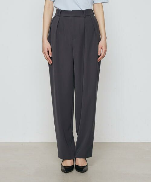 COMME CA PLATINUM / コムサ・プラチナ スラックス・ドレスパンツ | ポリエステルツイル ツータックパンツ | 詳細11