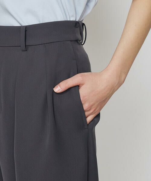 COMME CA PLATINUM / コムサ・プラチナ スラックス・ドレスパンツ | ポリエステルツイル ツータックパンツ | 詳細16