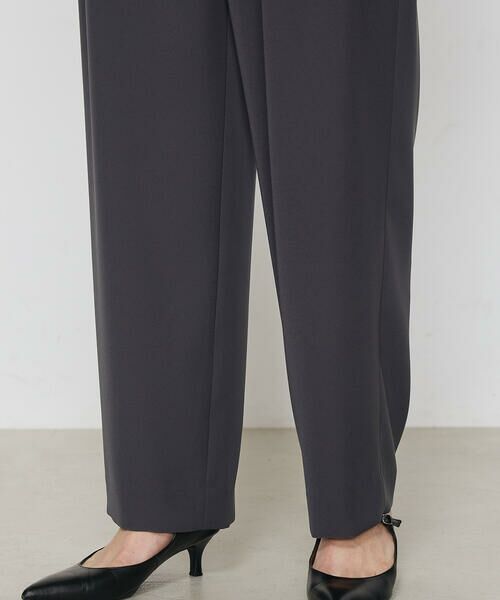 COMME CA PLATINUM / コムサ・プラチナ スラックス・ドレスパンツ | ポリエステルツイル ツータックパンツ | 詳細17