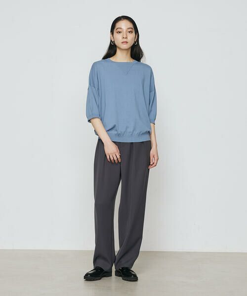 COMME CA PLATINUM / コムサ・プラチナ スラックス・ドレスパンツ | ポリエステルツイル ツータックパンツ | 詳細7