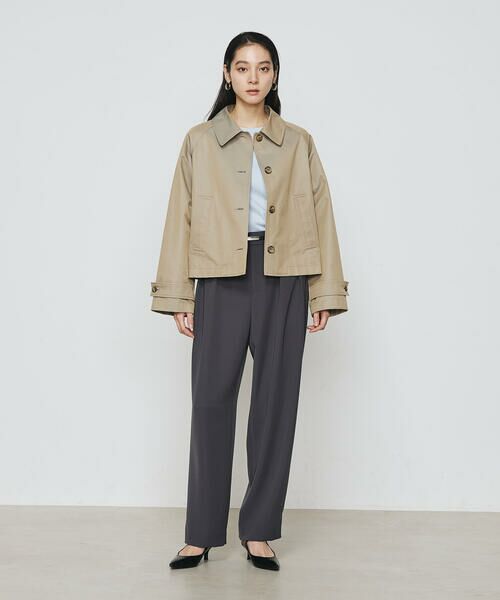 COMME CA PLATINUM / コムサ・プラチナ スラックス・ドレスパンツ | ポリエステルツイル ツータックパンツ | 詳細8