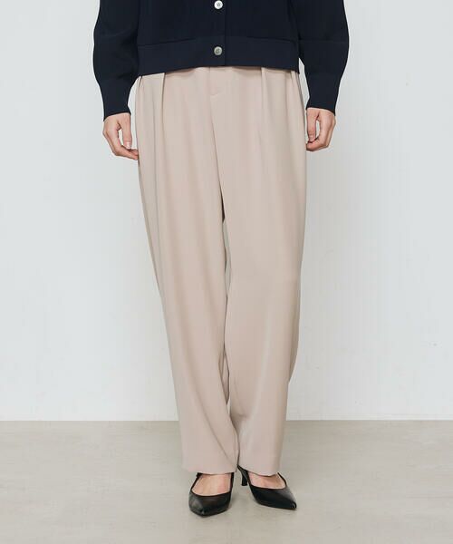 COMME CA PLATINUM / コムサ・プラチナ スラックス・ドレスパンツ | ポリエステルツイル ツータックパンツ | 詳細20
