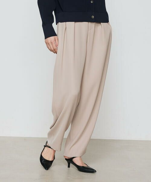 COMME CA PLATINUM / コムサ・プラチナ スラックス・ドレスパンツ | ポリエステルツイル ツータックパンツ | 詳細21