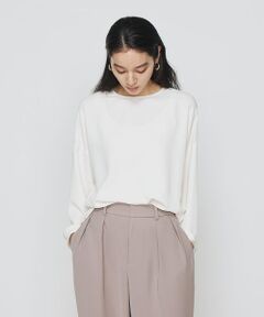 COMME CA PLATINUM / コムサ・プラチナ シャツ・ブラウス | ダブルクロスライト プルオーバーブラウス