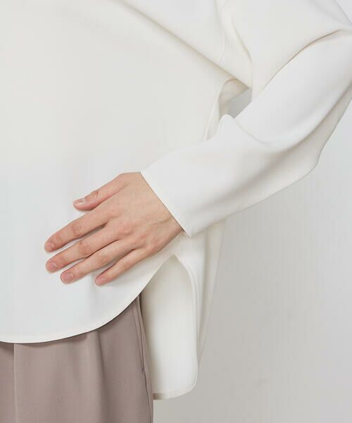 COMME CA PLATINUM / コムサ・プラチナ シャツ・ブラウス | ダブルクロスライト プルオーバーブラウス | 詳細7