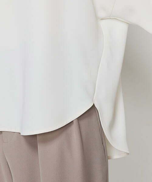 COMME CA PLATINUM / コムサ・プラチナ シャツ・ブラウス | ダブルクロスライト プルオーバーブラウス | 詳細8