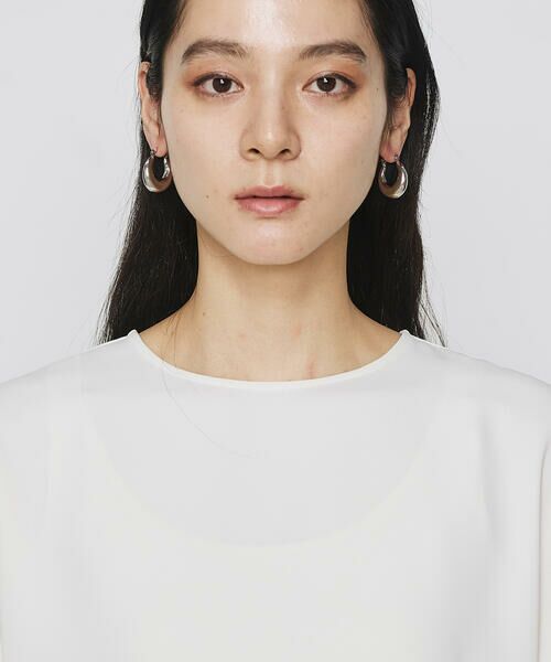 COMME CA PLATINUM / コムサ・プラチナ シャツ・ブラウス | ダブルクロスライト プルオーバーブラウス | 詳細5