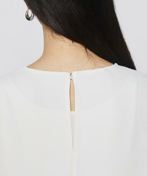 COMME CA PLATINUM / コムサ・プラチナ シャツ・ブラウス | ダブルクロスライト プルオーバーブラウス | 詳細6