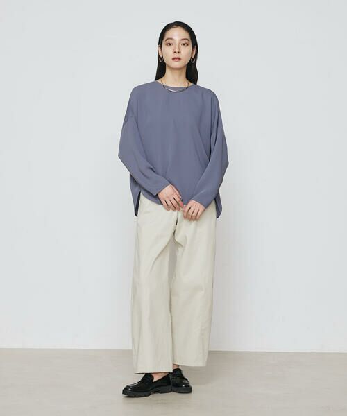 COMME CA PLATINUM / コムサ・プラチナ シャツ・ブラウス | ダブルクロスライト プルオーバーブラウス | 詳細11