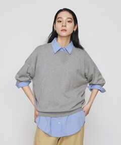 COMME CA PLATINUM / コムサ・プラチナ ニット・セーター | 強撚天竺編 ニットプルオーバー