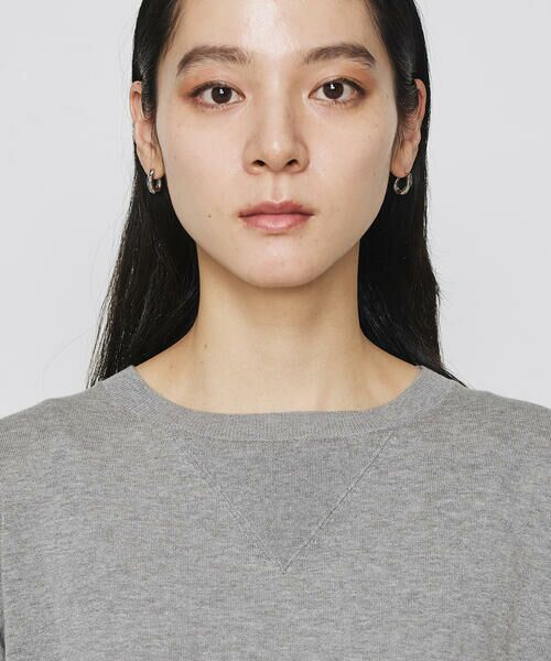 COMME CA PLATINUM / コムサ・プラチナ ニット・セーター | 強撚天竺編 ニットプルオーバー | 詳細13