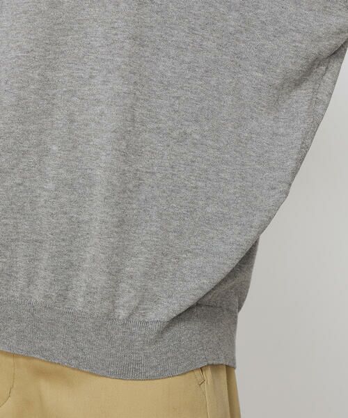 COMME CA PLATINUM / コムサ・プラチナ ニット・セーター | 強撚天竺編 ニットプルオーバー | 詳細15