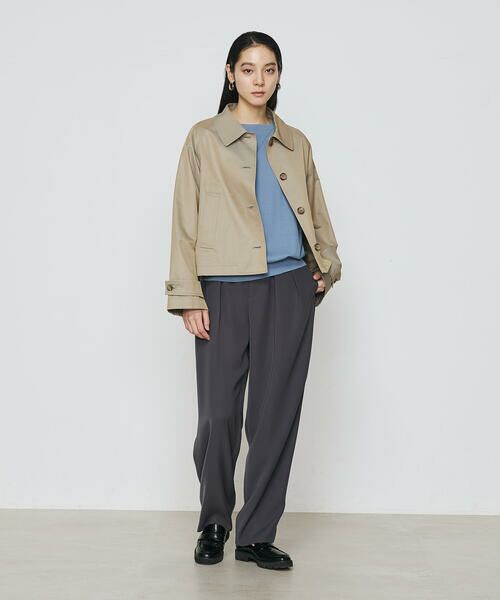 COMME CA PLATINUM / コムサ・プラチナ ニット・セーター | 強撚天竺編 ニットプルオーバー | 詳細19