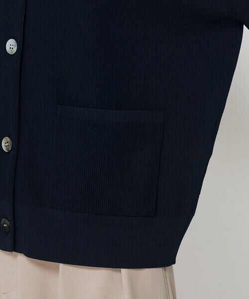 COMME CA PLATINUM / コムサ・プラチナ カーディガン・ボレロ | 片畦編 ニットカーディガン | 詳細9