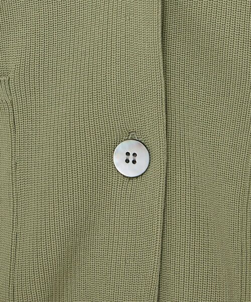 COMME CA PLATINUM / コムサ・プラチナ カーディガン・ボレロ | 片畦編 ニットカーディガン | 詳細15