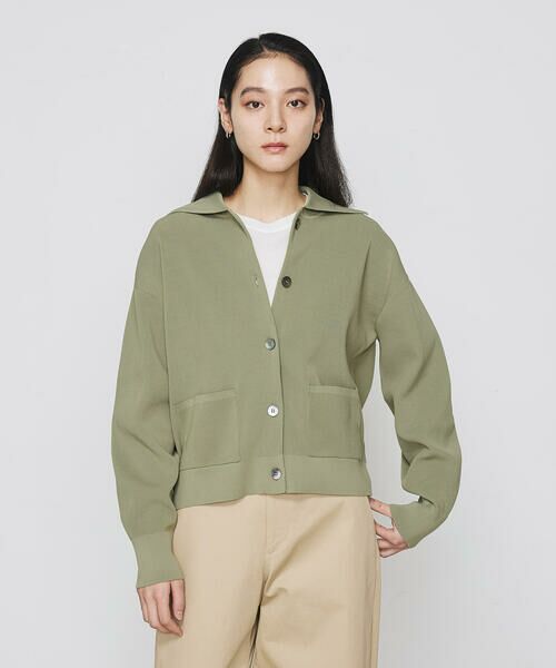 COMME CA PLATINUM / コムサ・プラチナ カーディガン・ボレロ | 片畦編 ニットカーディガン | 詳細14