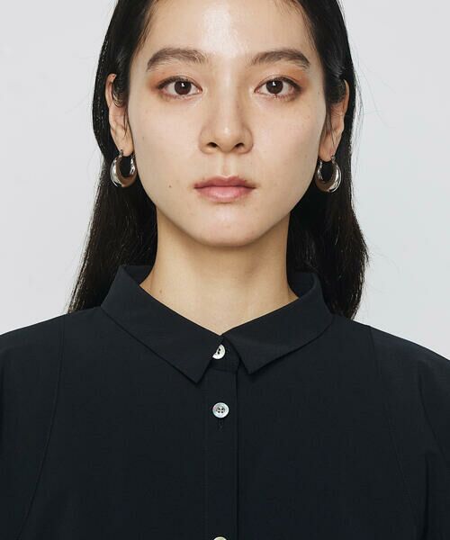 COMME CA PLATINUM / コムサ・プラチナ ブルゾン | ストレッチタフタ シャツブルゾン | 詳細8