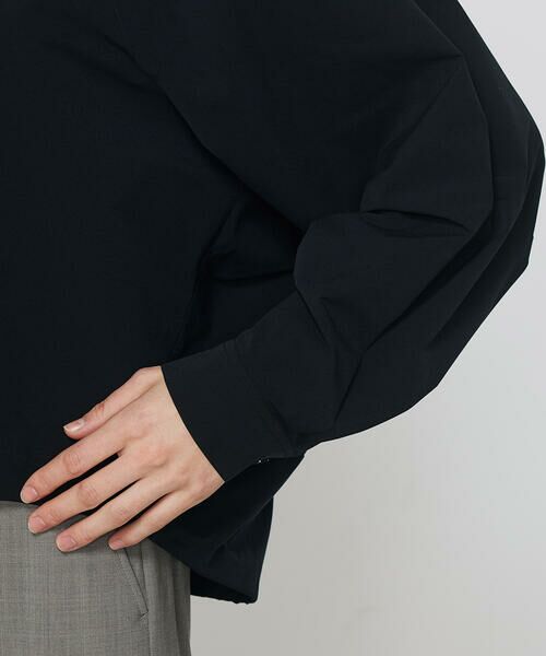 COMME CA PLATINUM / コムサ・プラチナ ブルゾン | ストレッチタフタ シャツブルゾン | 詳細9