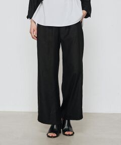 COMME CA PLATINUM / コムサ・プラチナ その他パンツ | 麻調合繊 ワイドパンツ