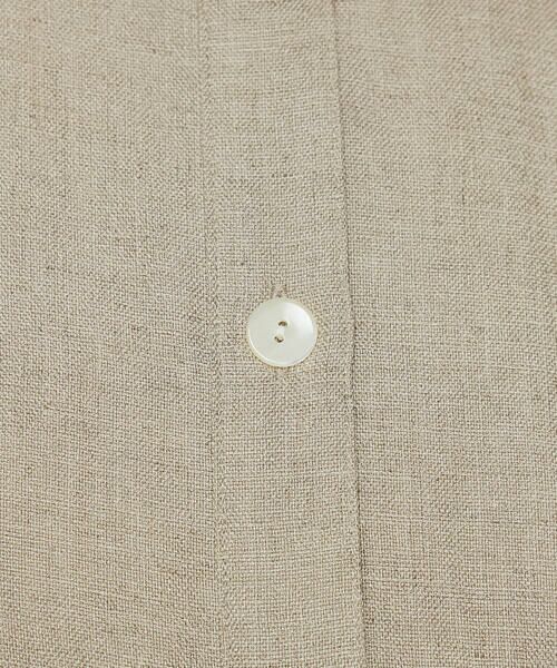 COMME CA PLATINUM / コムサ・プラチナ シャツ・ブラウス | 麻調合繊 レイヤードブルゾン | 詳細18