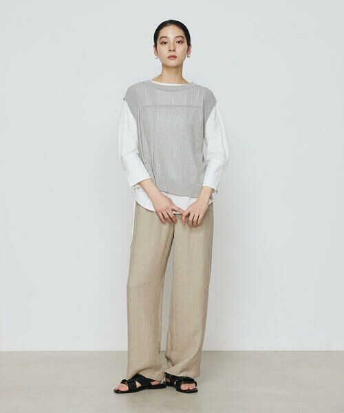 COMME CA PLATINUM / コムサ・プラチナ カットソー | ポンチハード カットソー | 詳細3