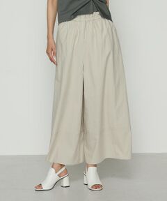 COMME CA PLATINUM / コムサ・プラチナ その他パンツ | コットンタイプライター ギャザーワイドパンツ